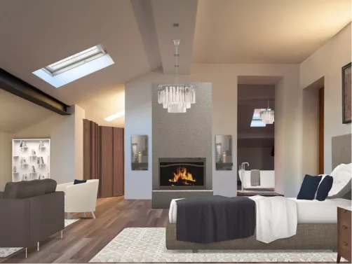 large bedroom suite