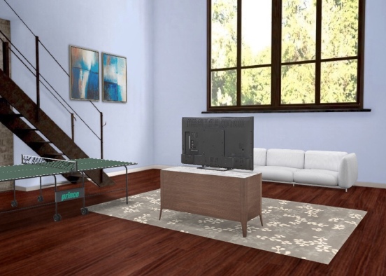 Hang out room Design Rendering