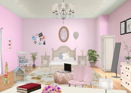 Little bedroom <3 Design Rendering