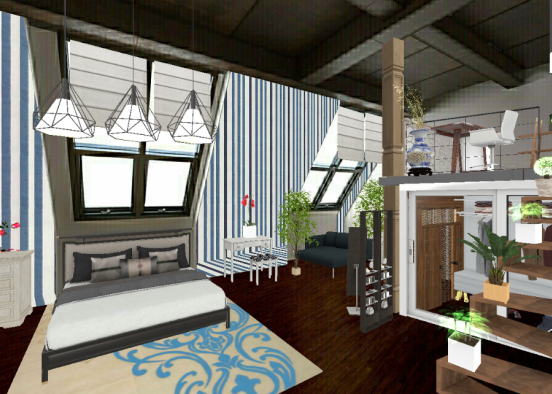 Catamarano's room Design Rendering