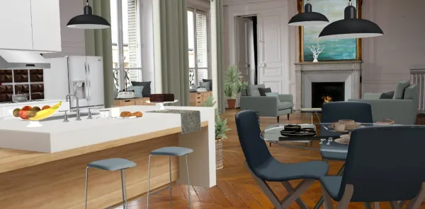 Professional interior design created with Homestyler 3D design software