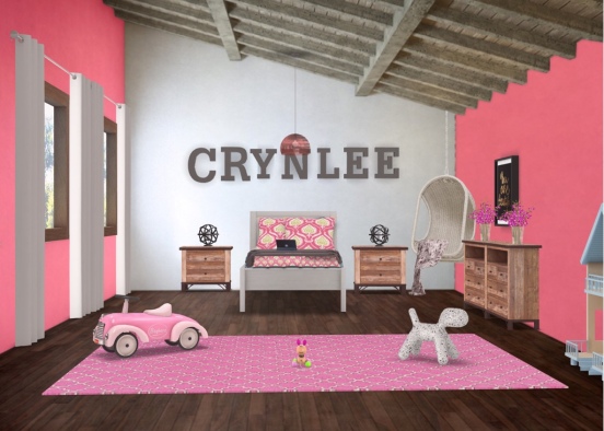 4 year old Crynlees room  Design Rendering