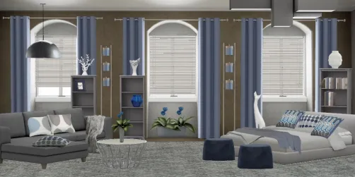 Calming bedroom