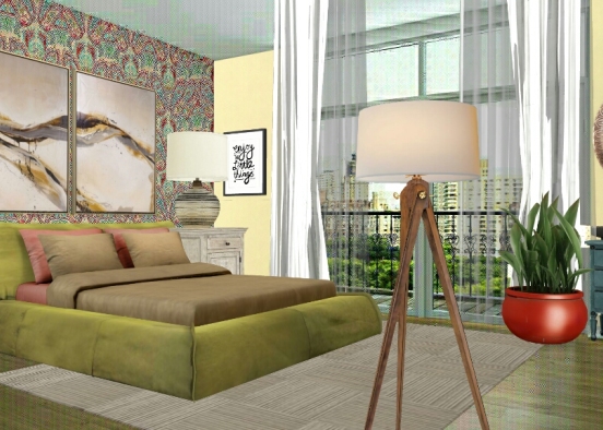 Dormitorio soñado  Design Rendering