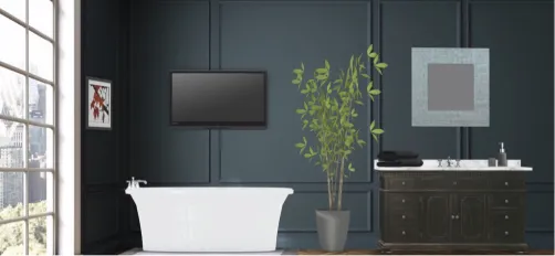  Betty’s Black bathroom 