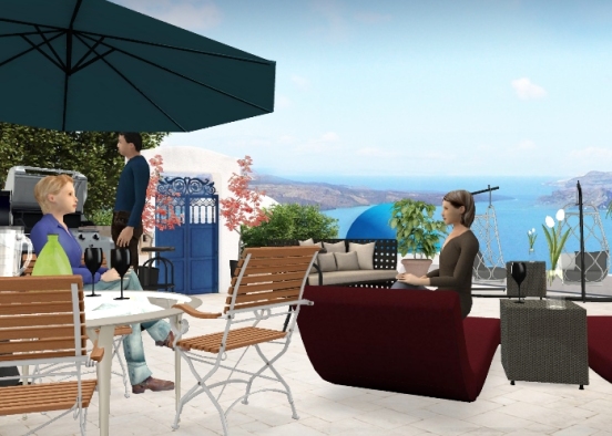 Cin's patio with the great views Design Rendering