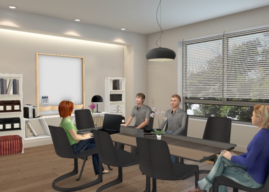 Large meeting room Design Rendering