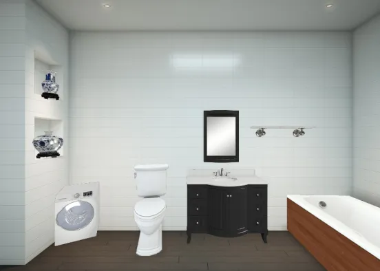 Moderne Salle de bain  Design Rendering