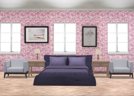 My dream bedroom  Design Rendering