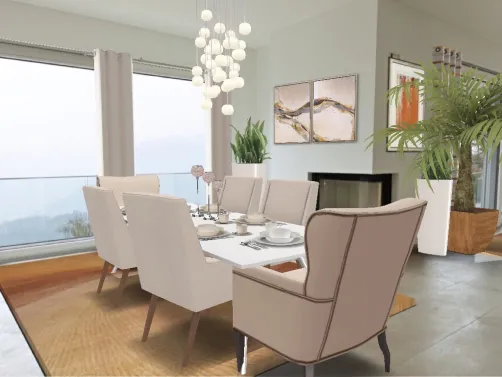 Luxurious dining room