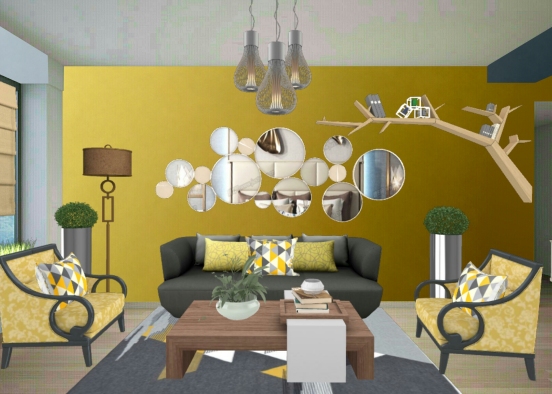 Livingroom minimalis 😊 Design Rendering