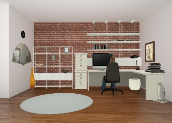 Home office Design Rendering