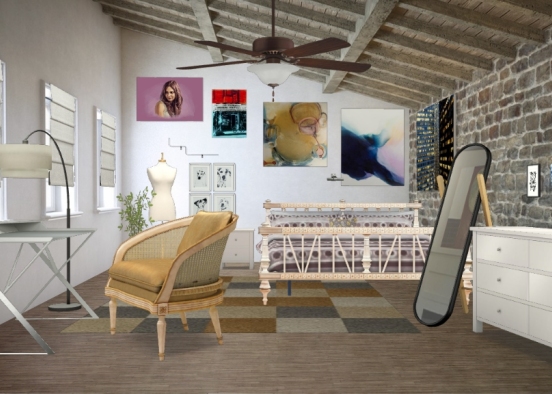 Спальня для подростка Design Rendering