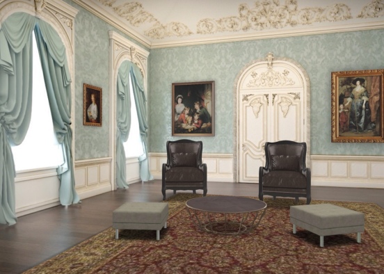 queen Victoria's living room Design Rendering