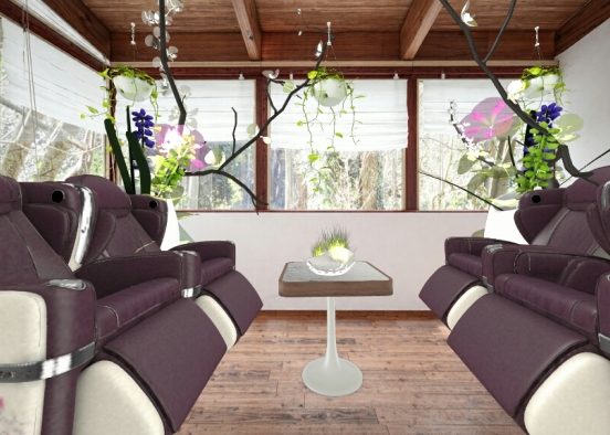 Relaxing scented flower room Design Rendering