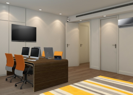 Ofis montaj odası Design Rendering
