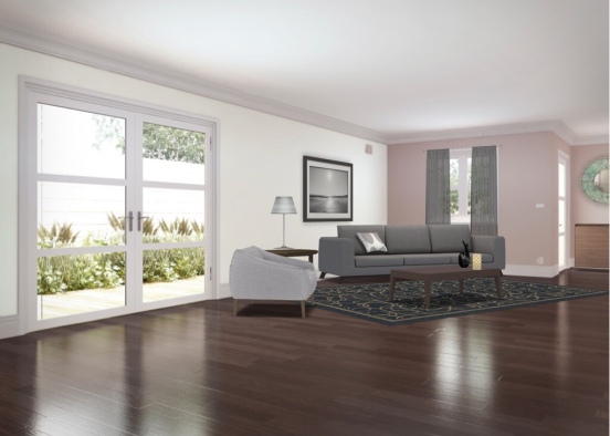 Dream Home (home arts) living room (not the full living room) Design Rendering