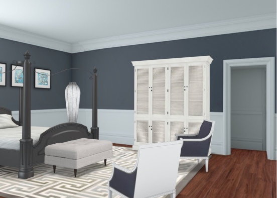 tranquil bedroom Design Rendering