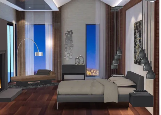 Lounge and sophisticated Design Rendering
