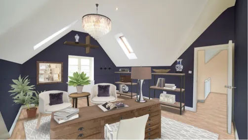 blue office 