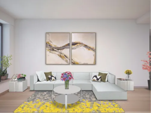 Simple modern living room 