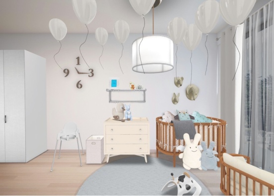 babyroom Design Rendering