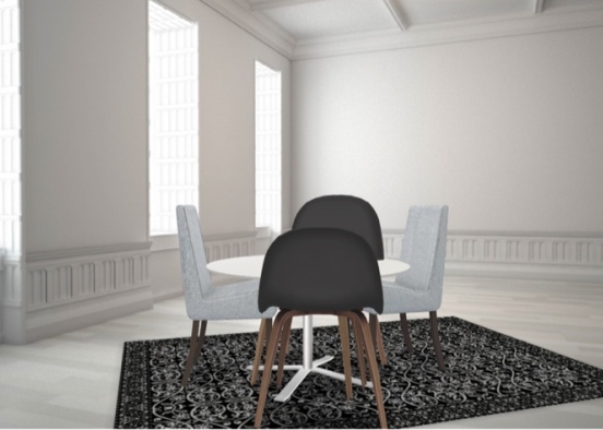 The Blues Dining Room Design Rendering