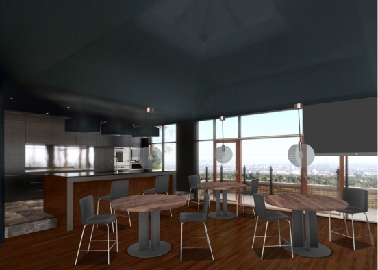 Bar and Grille Design Rendering