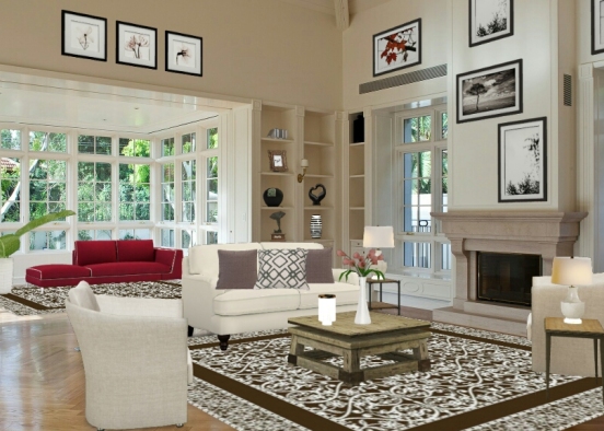 My livingroom Design Rendering