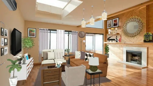 Boho Designed Living Room