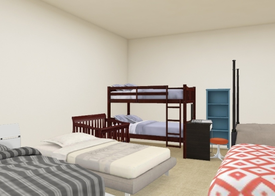 New furniture bedroom cram (10) Design Rendering