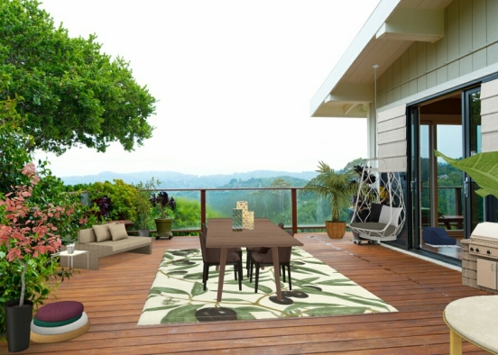 Green patio 🌱 Design Rendering