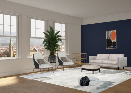 X. Living Room Spacel Design Rendering