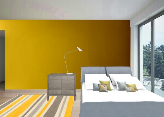 Yellow Hotel Design Rendering