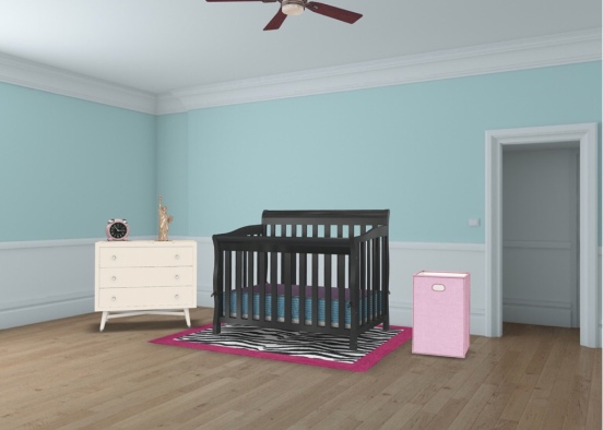 Baby nursery Design Rendering