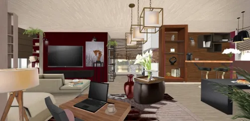 Multi -function studio bedroom room.