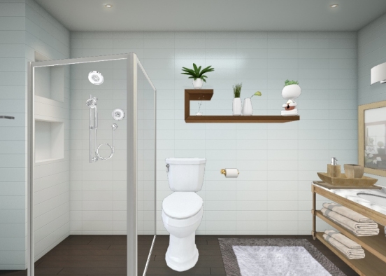 Banheiro 1 Design Rendering