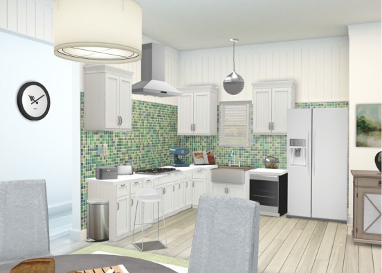 Apartment kitchen..... Design Rendering