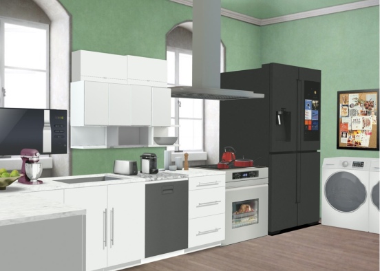 Kitchenette (guest house) Design Rendering