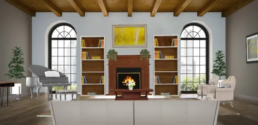 Modern/Classic Musical Living Room