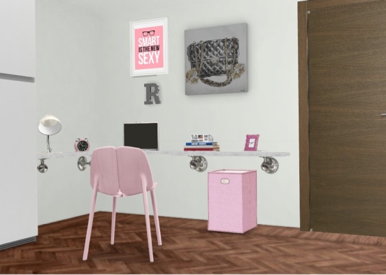 girly room part 3 Design Rendering