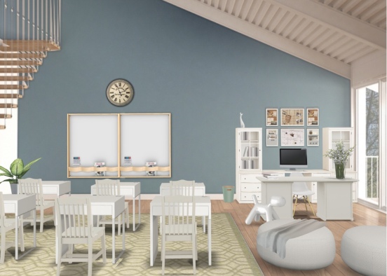 The Upscale Classroom Design Rendering