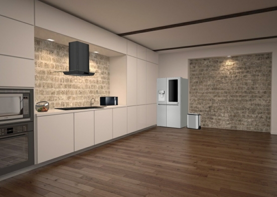 Kitchen house Design Rendering