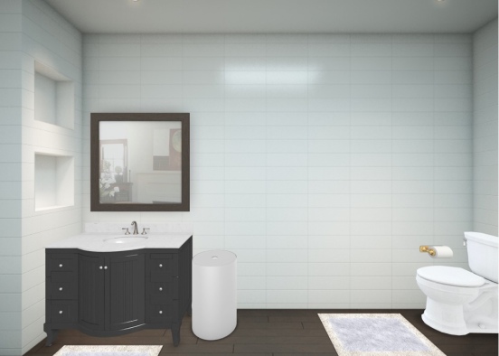 2 Bathroom Design Rendering