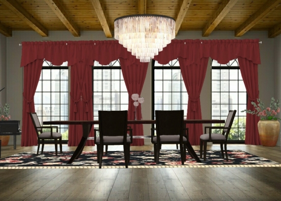 My dream dining room. Design Rendering