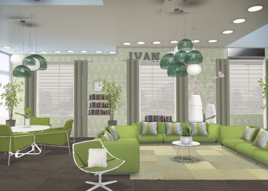 My dream vacation green apartment Design Rendering