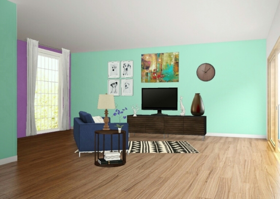 Mammys dream living room Design Rendering