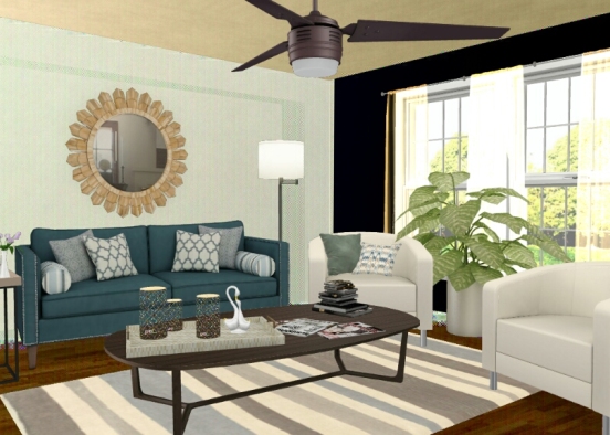 Cozy living room (#1) Design Rendering