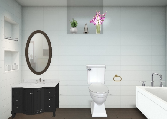 Bathroom by Pam Design Rendering