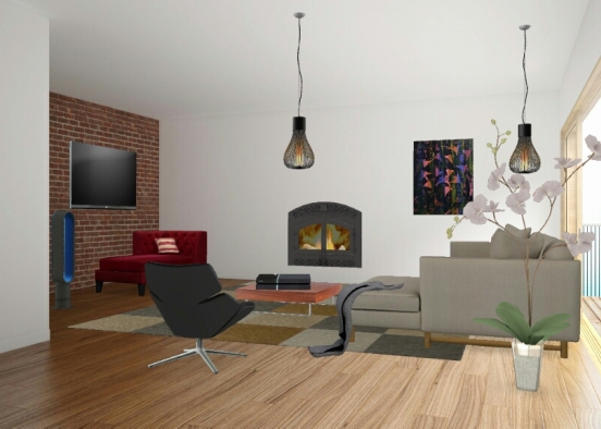 Living Room design 2 Design Rendering